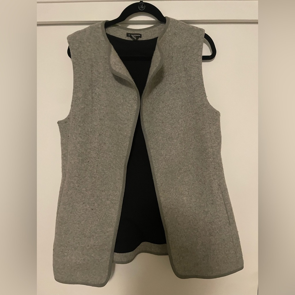Club Monaco Grey Felt vest